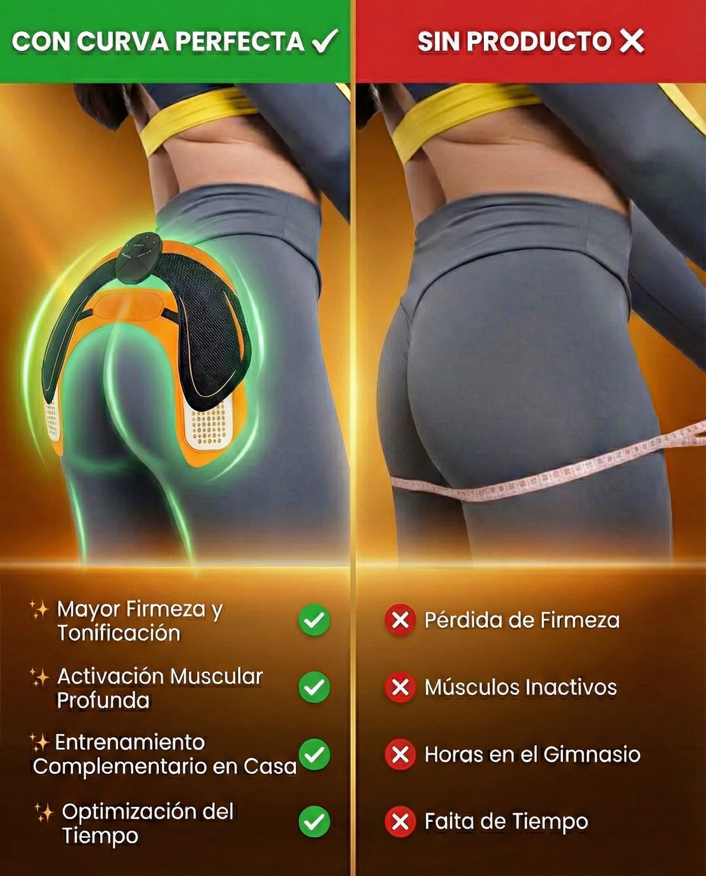 GluteMax Pro™ | Tonifica Desde Casa Sin Ir al Gym