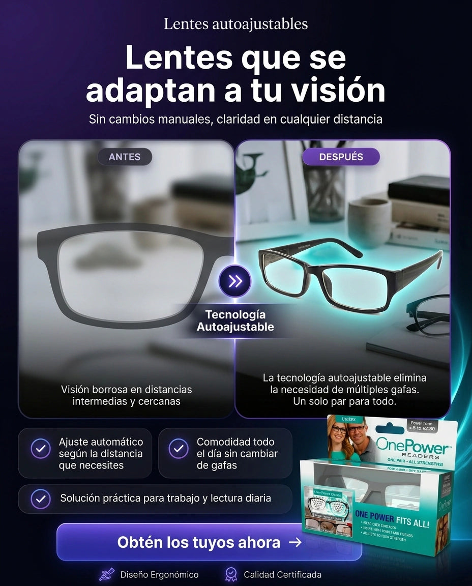 X - LENTES ONE POWER - AUMENTO VISTA