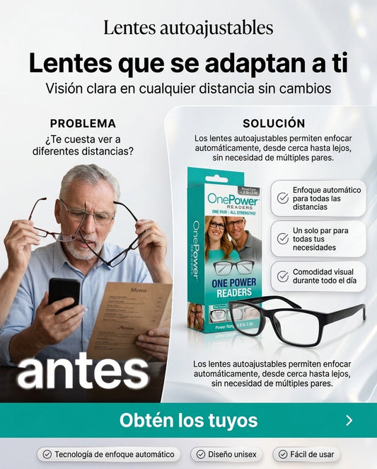 X - LENTES ONE POWER - AUMENTO VISTA